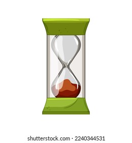 watch sandglass hourglass cartoon. watch sandglass hourglass sign. isolated symbol vector illustration
