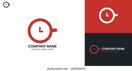 Watch Shop logo - All elements on this template are editable with vector software, suitable for Watch and Clock Business / Industry.