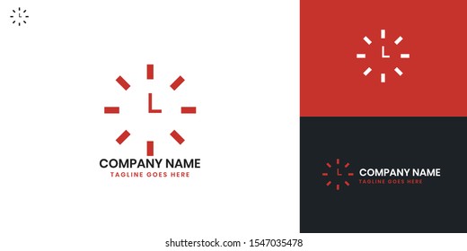 Watch Shop logo - All elements on this template are editable with vector software, suitable for Watch and Clock Business / Industry.