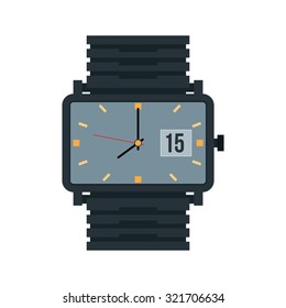 Watch, smart, wrist icon vector image. Can also be used for clothes and fashion. Suitable for web apps, mobile apps and print media.