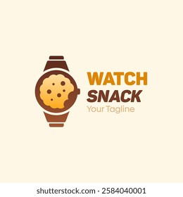 Watch Snack Logo Design Template. Good for Business, Agency, Community and Organization