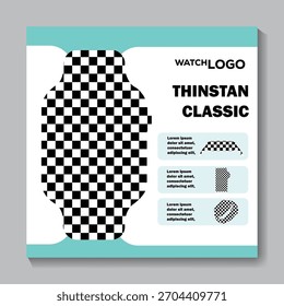 watch social media post design,creative design