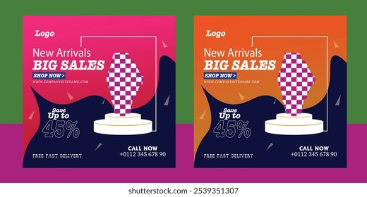 Watch Social Media Post With vector Design
