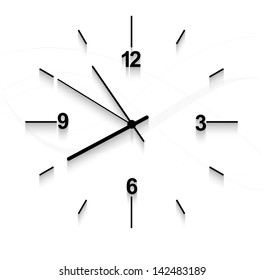 Watch stopwatch graphic element white background vector