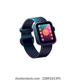 watch symbolizes modern technology design icon isolated