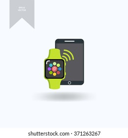 watch synchronized with the phone
