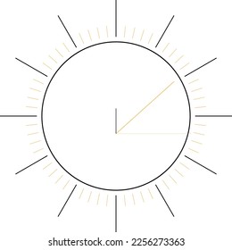 watch time clock isolated Vector, Clock concept illustration,Clock countdown illustration