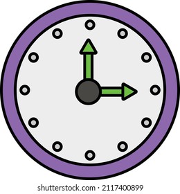 Watch Time Concept, audience retention duration Vector Color Icon Design, Video blogger Symbol, vlogger or videography equipment Sign, motion pictures and film maker Stock illustration