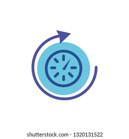 watch time isolated icon