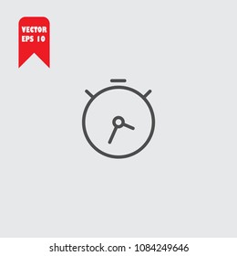 Watch, time line icon vector