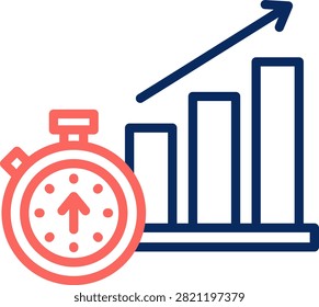 Watch Trend Icon Element For Design