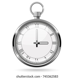 Watch. Vector 3d illustration isolated on white background