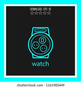 watch vector icon