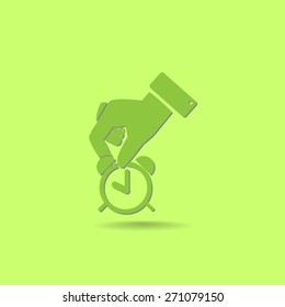Watch vector icon 