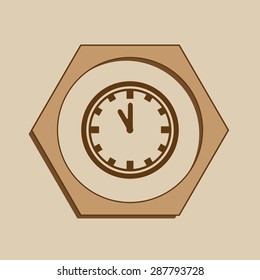 Watch vector icon 