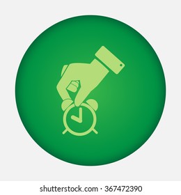 Watch vector icon 
