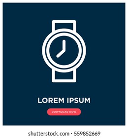 Watch vector icon