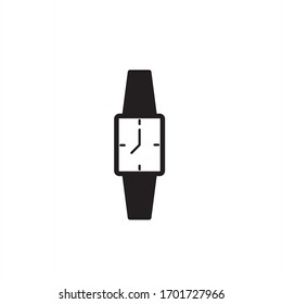 Icono de vector de vigilancia, icono de reloj despertador vector ilustración aislada.