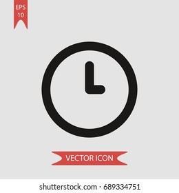 Watch vector icon, illustration symbol