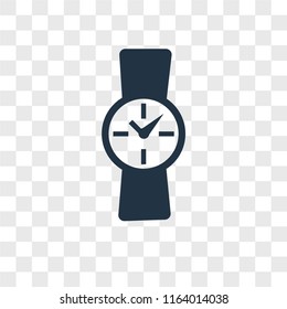 Watch vector icon isolated on transparent background, Watch logo concept