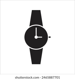 watch vector icon line template