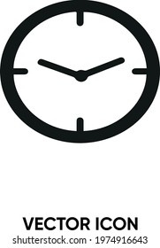 Watch vector icon. Modern, simple flat vector illustration for website or mobile app. Watch symbol, logo illustration. Pixel perfect vector graphics	