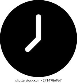 Watch vector icon in modern style, wearable time device and modern tech accessory illustration. Glyph Icon