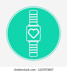 Watch vector icon sign symbol