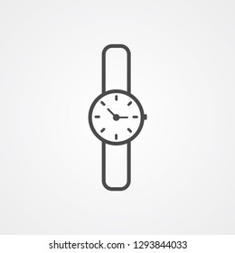 Watch vector icon sign symbol