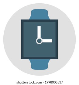 Watch Vector icon that can easily modify or edit
