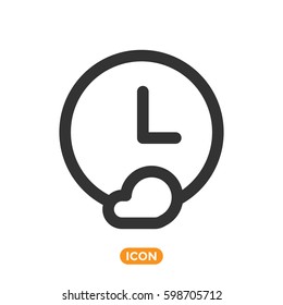 Watch vector icon. Time Symbol. History Symbol