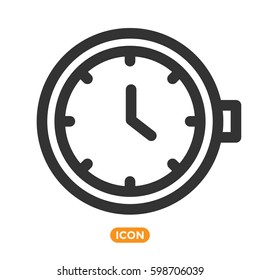 Watch vector icon. Time Symbol. History Symbol