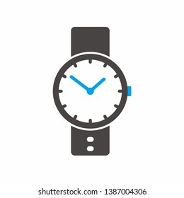 Watch vector illustration with simple design. Watch silhouette can use for symbol or illustration