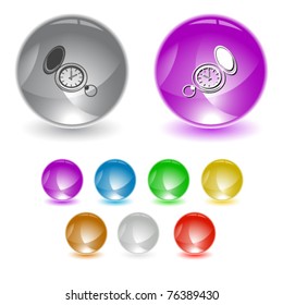 Watch. Vector interface element.