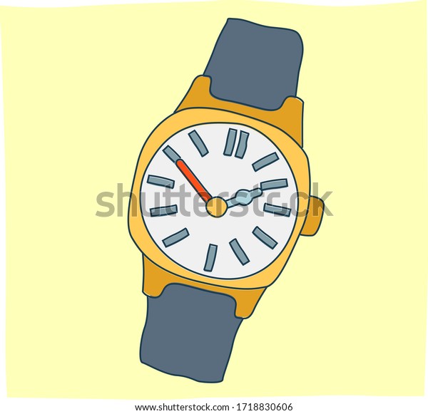 watch vector, man's watch, time, fashion accessories.