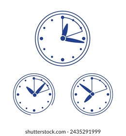 Watch vector outline illustration for design