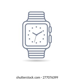 watch vector. wrist. icon