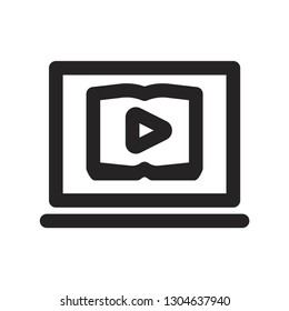 Watch video vector icon