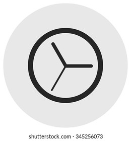 watch wall icon . Vector illustration.