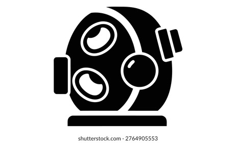 Watch Winder Automatic icon, a symbol representing the automatic winding and maintenance of mechanical watches, isolated on white background.