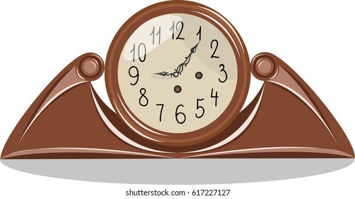 watch wooden table