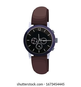 Watch wrist vector icon.Cartoon vector icon isolated on white background watch wrist.