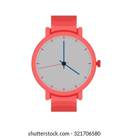 Watch, wrist, watches icon vector image. Can also be used for clothes and fashion. Suitable for web apps, mobile apps and print media.