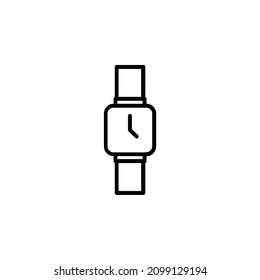 Ver, Reloj, Reloj, Concepto De Diseño De Icono De Línea De Tiempo Para Web E UI, Icono Simple Para Su Proyecto.