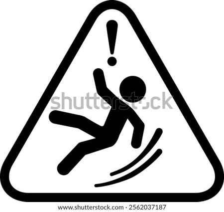 The watch your step sign isolated on white background