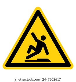 Watch Your Step Symbol Sign,Vector Illustration, Isolated On White Background Label. EPS10