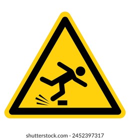 Watch Your Step Symbol Sign,Vector Illustration, Isolated On White Background Label. EPS10