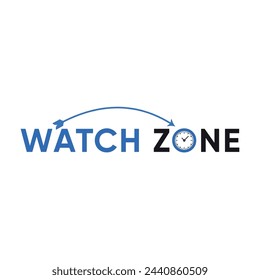 Watch Zone, Time Zone Logo Design.