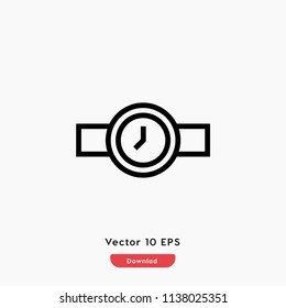 Watch,clock,alarm icon.Hand,hour,minute,clock vector.Stopwatch,stop symbol