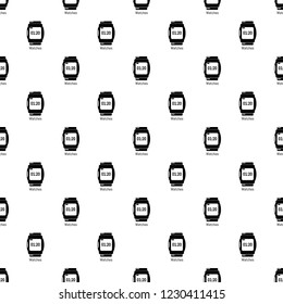 Watches pattern vector seamless repeating for any web design